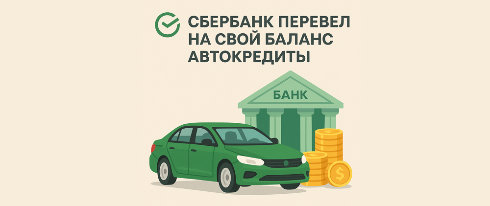 ПАО Сбербанк перевел на свой баланс 95% автокредитов ООО «Драйв Клик Банк»